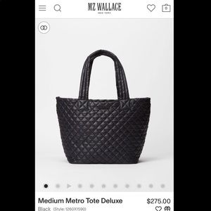 MZ Wallace metro tote